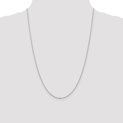 Sterling Silver 1.4mm Diamond-cut Forzantine Cable Chain