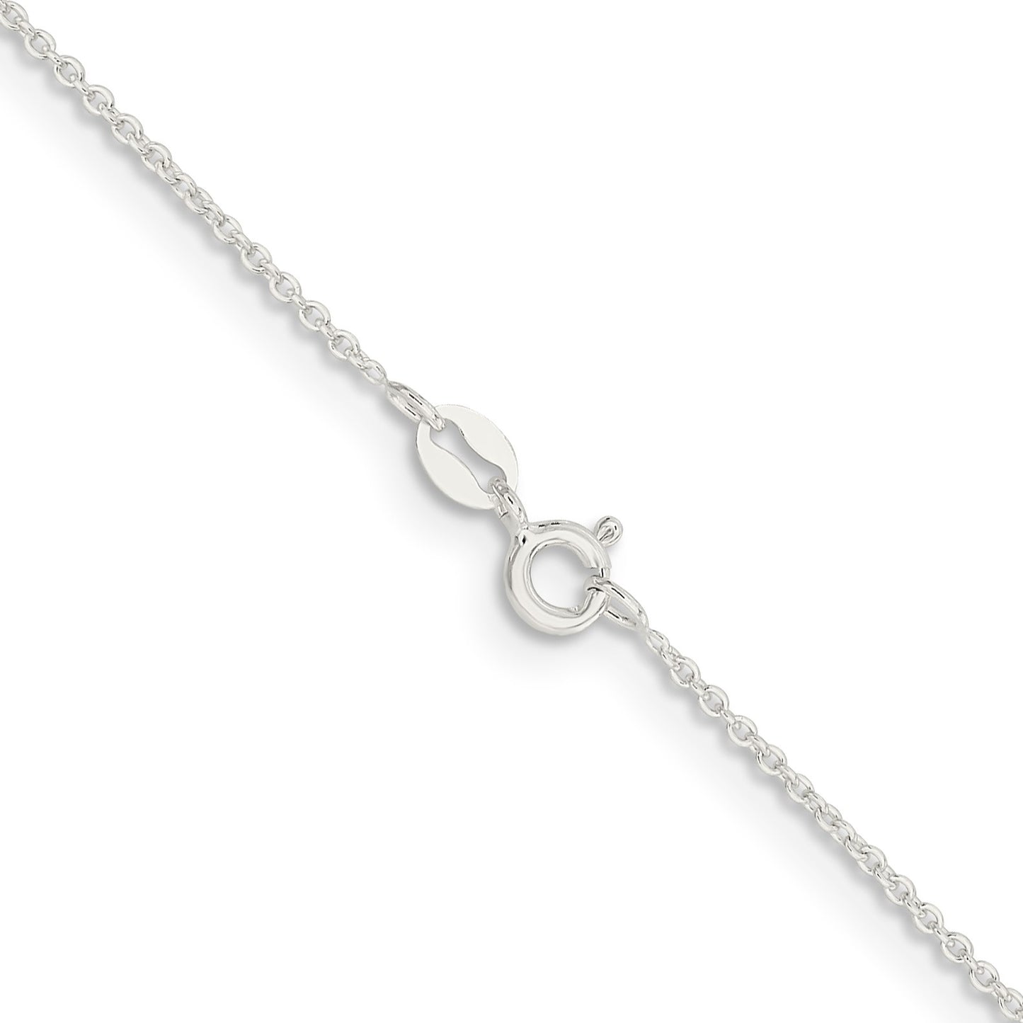Sterling Silver 1.45mm Forzantine Cable Chain