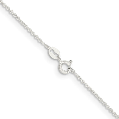 Sterling Silver 1.45mm Forzantine Cable Chain