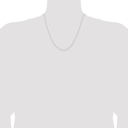 Sterling Silver 1.45mm Forzantine Cable Chain