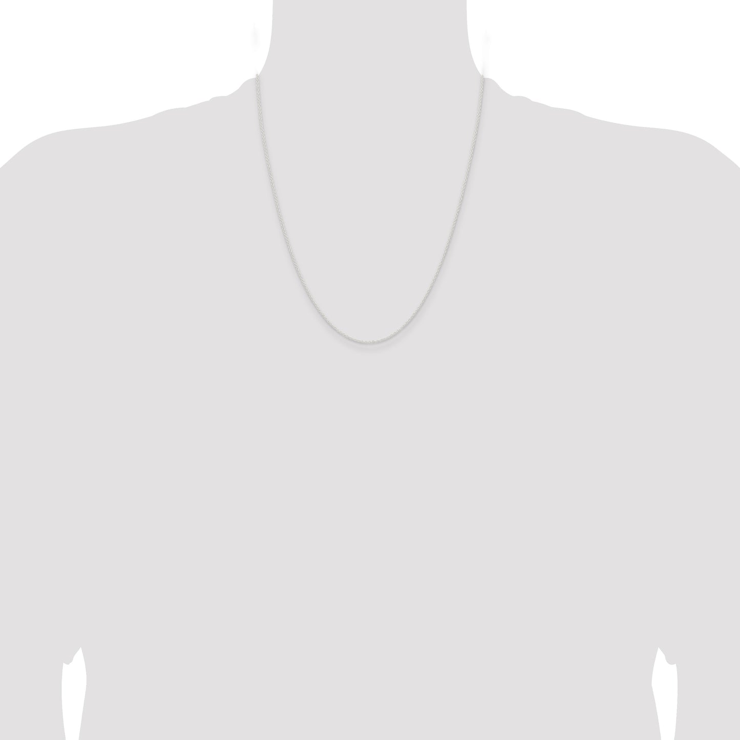 Sterling Silver 1.45mm Forzantine Cable Chain