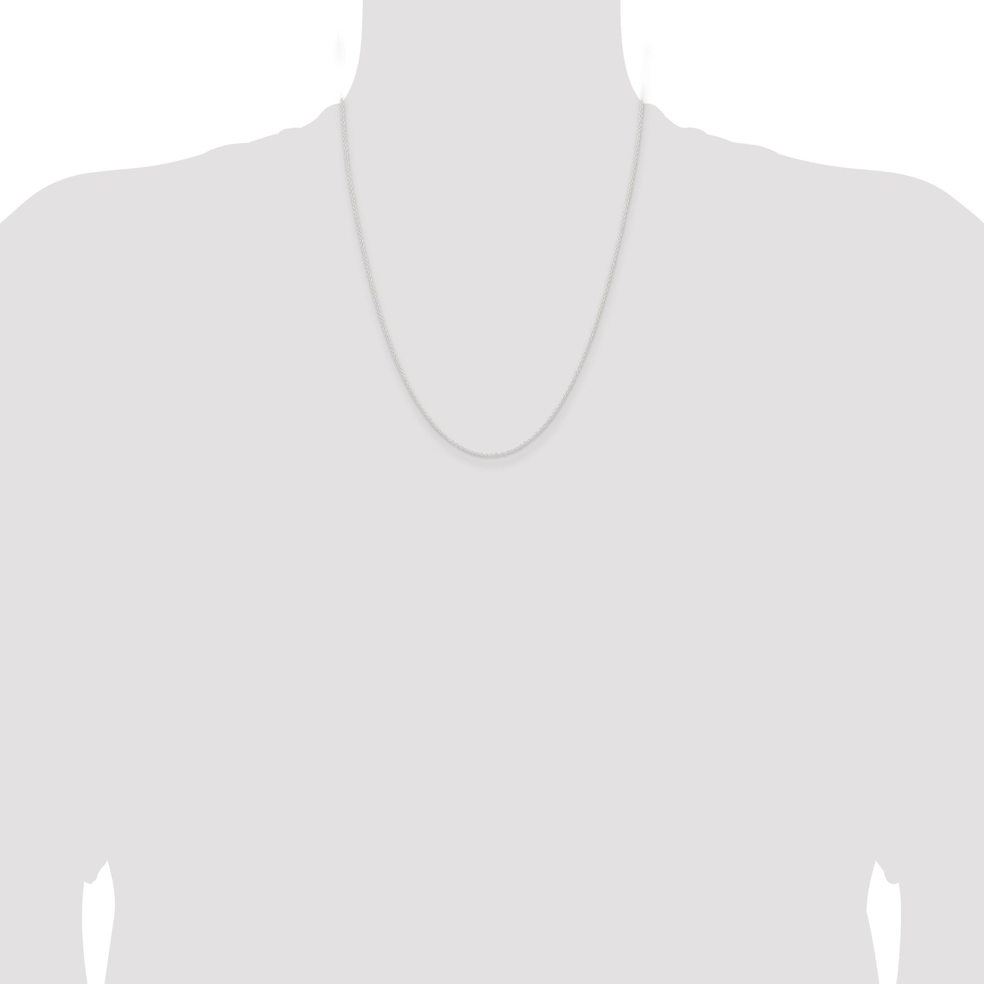 Sterling Silver 1.45mm Forzantine Cable Chain