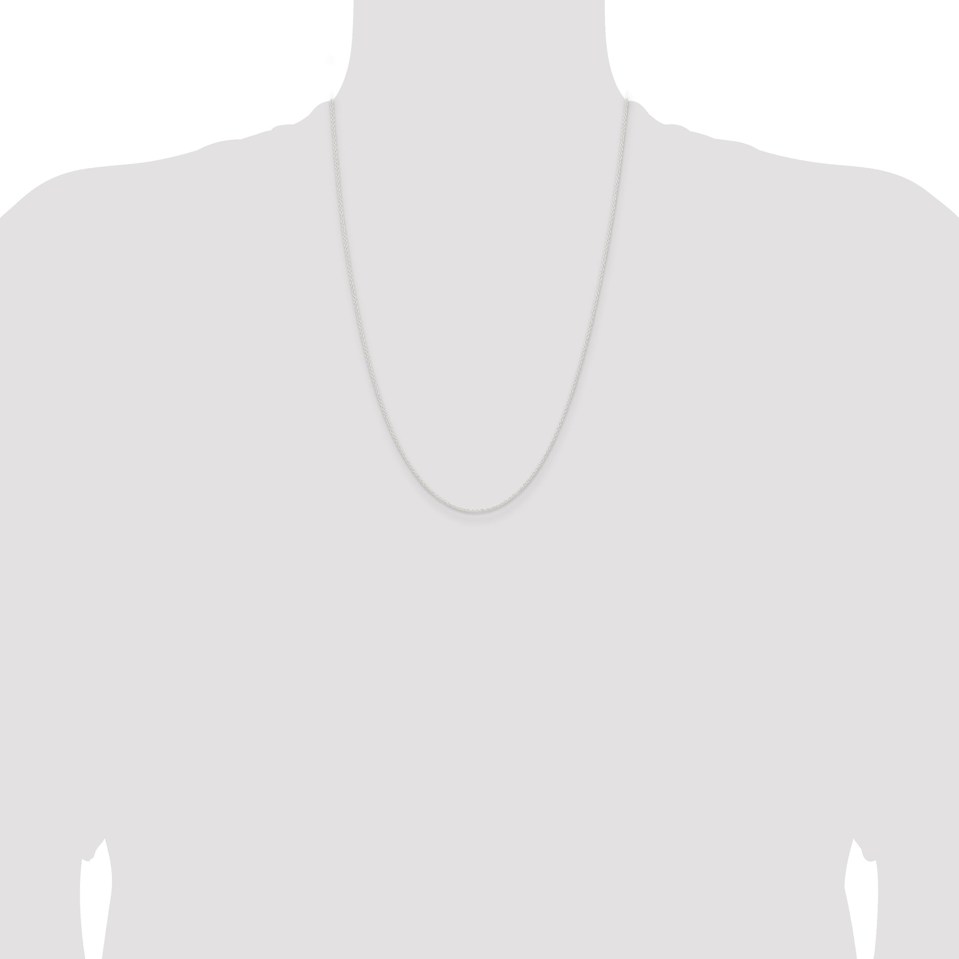 Sterling Silver 1.45mm Forzantine Cable Chain