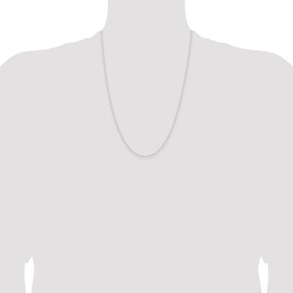 Sterling Silver 1.45mm Forzantine Cable Chain