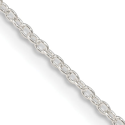 Sterling Silver 1.45mm Forzantine Cable Chain w/2in ext.