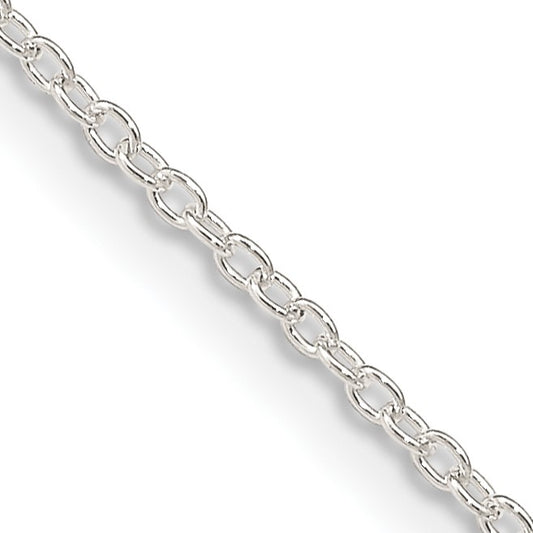 Sterling Silver 1.45mm Forzantine Cable Chain