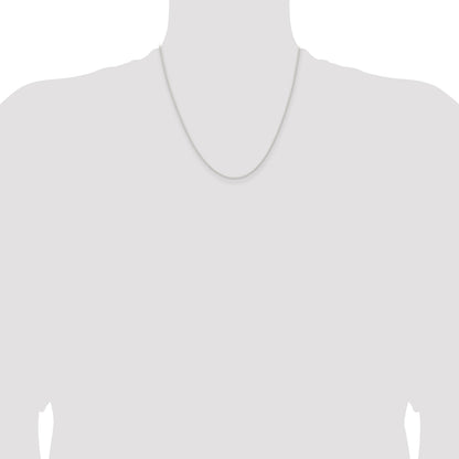 Sterling Silver 1.6mm Forzantine Cable Chain