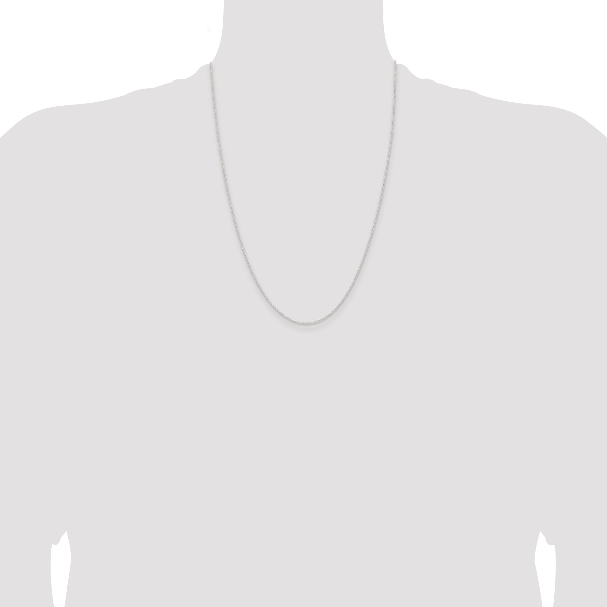 Sterling Silver 1.6mm Forzantine Cable Chain