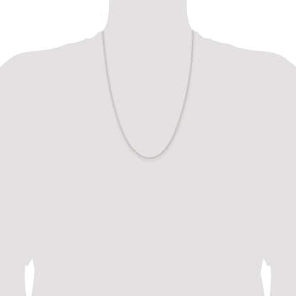 Sterling Silver 1.6mm Forzantine Cable Chain