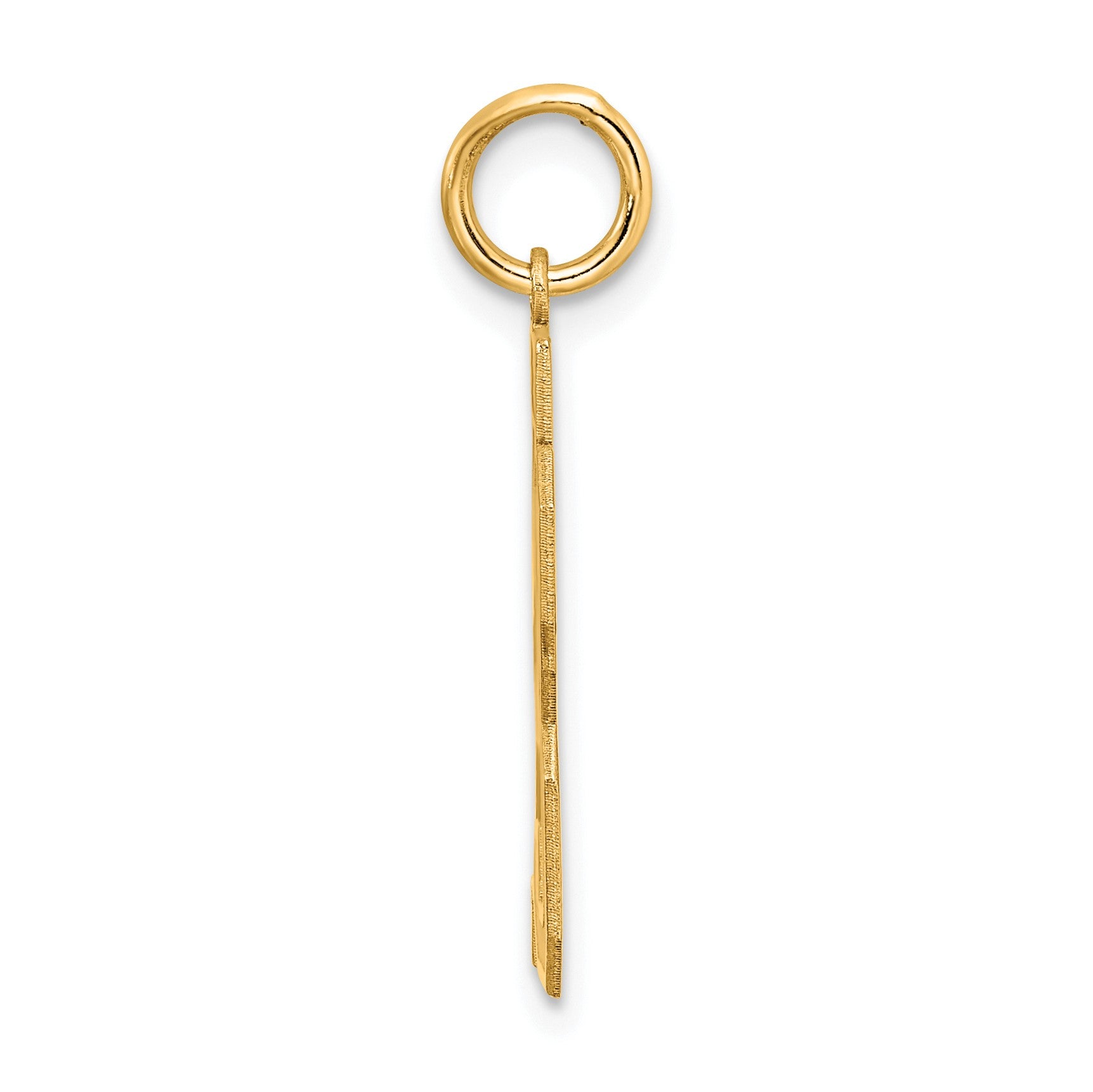 Sterling Silver/Gold-plated Satin Number 23 Charm