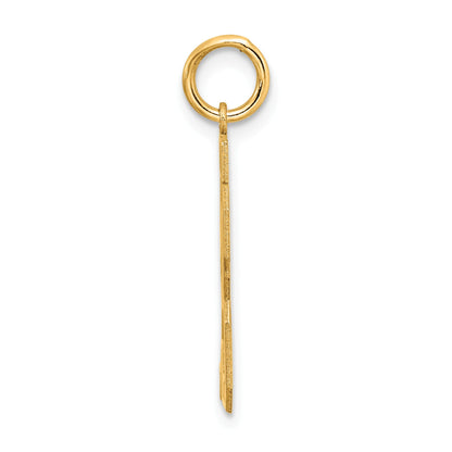 Sterling Silver/Gold-plated Satin Number 23 Charm