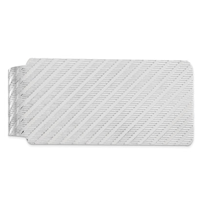 Sterling Silver Rhodium-plated Money Clip