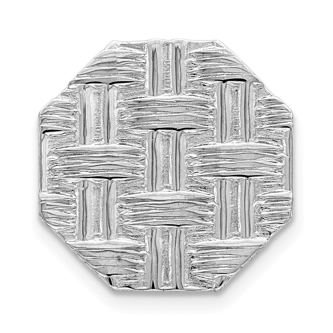 Sterling Silver Rhodium-plated Tie Tac