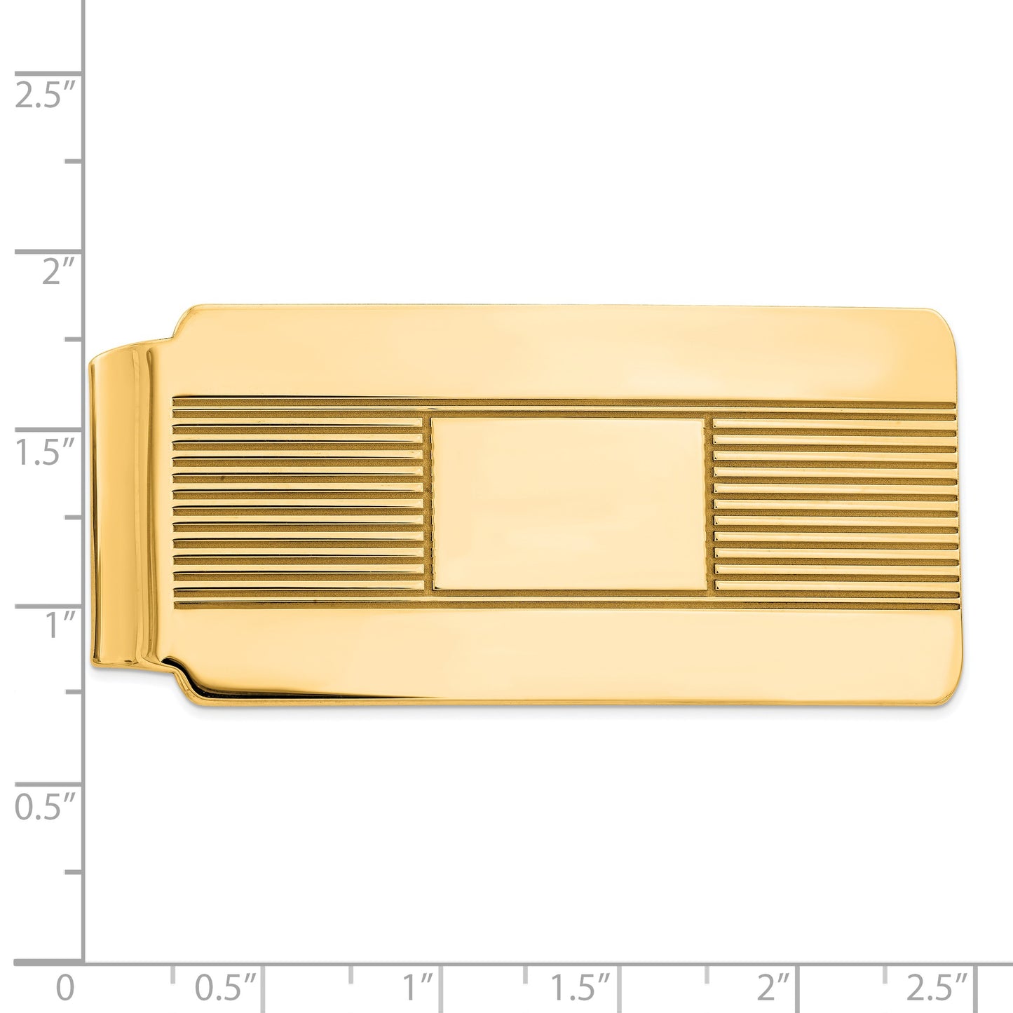 Sterling Silver Gold-plated Money Clip