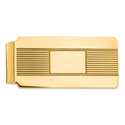 Sterling Silver Gold-plated Money Clip