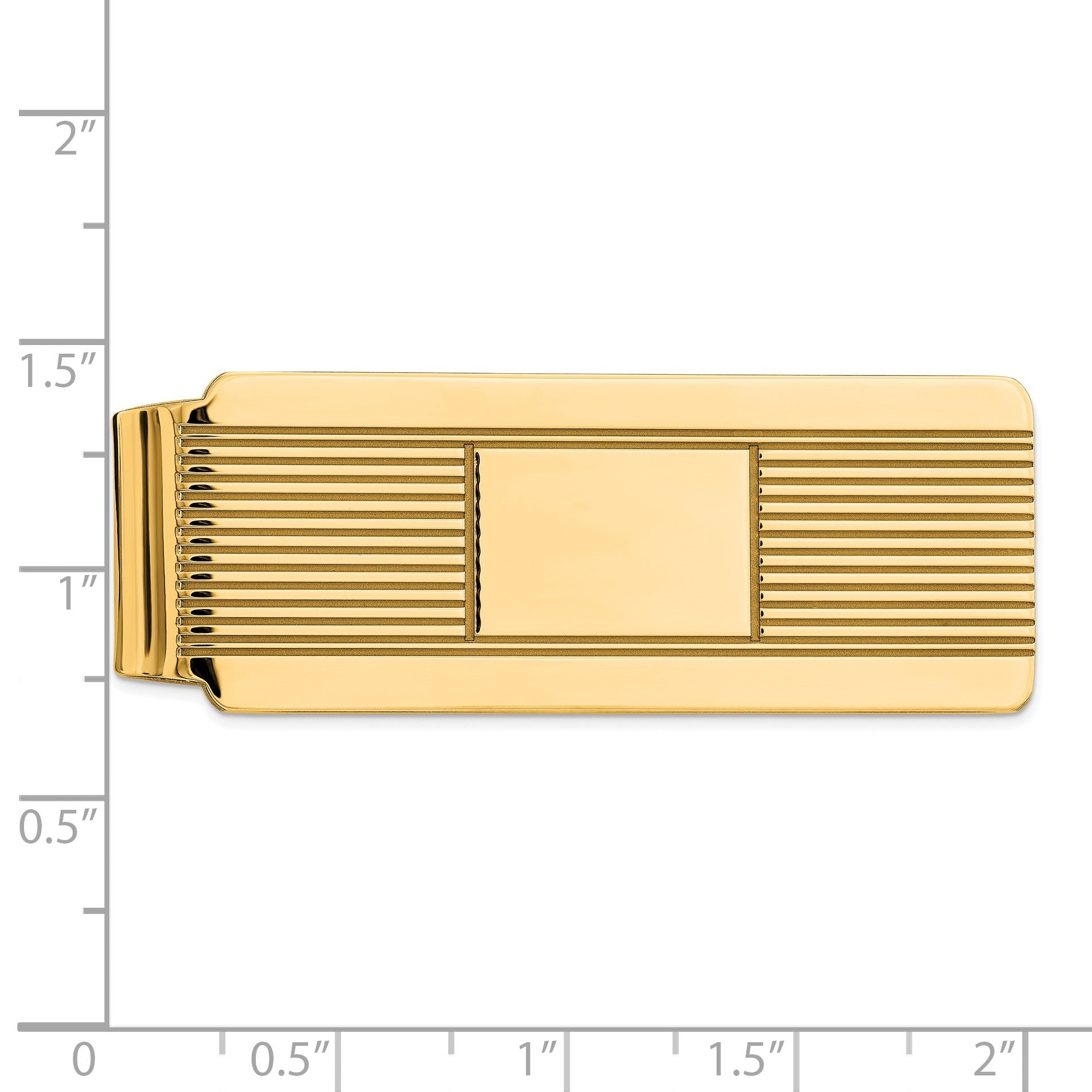 Sterling Silver Gold-plated Money Clip