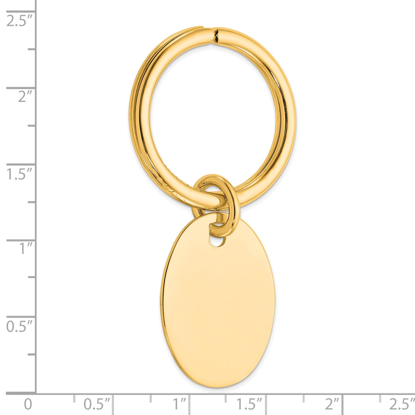 Sterling Silver Gold-plated Key Chain
