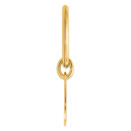 Sterling Silver Gold-plated Key Chain