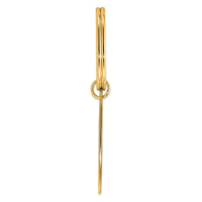 Sterling Silver Gold-plated Key Chain