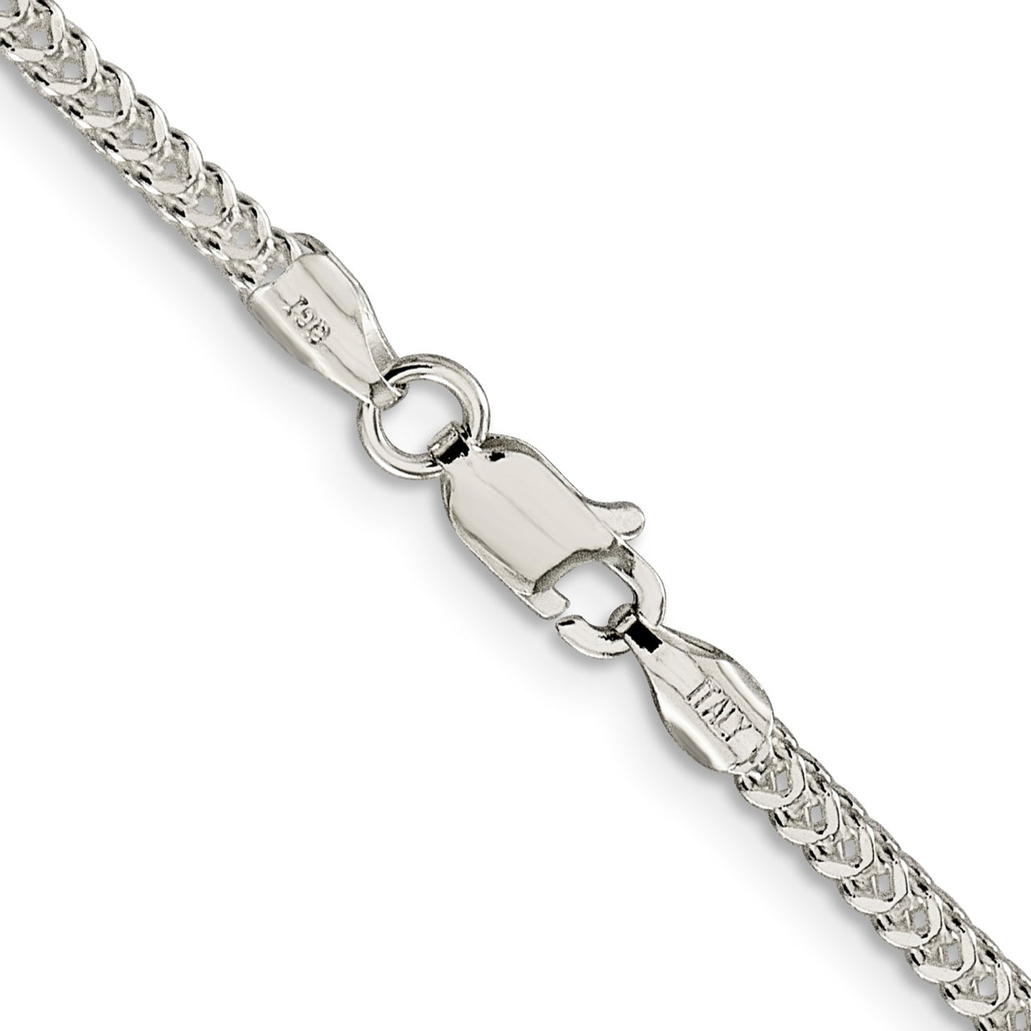 Sterling Silver 1.8mm D/C Square Franco Chain