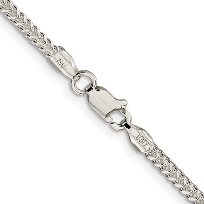 Sterling Silver 1.8mm D/C Square Franco Chain