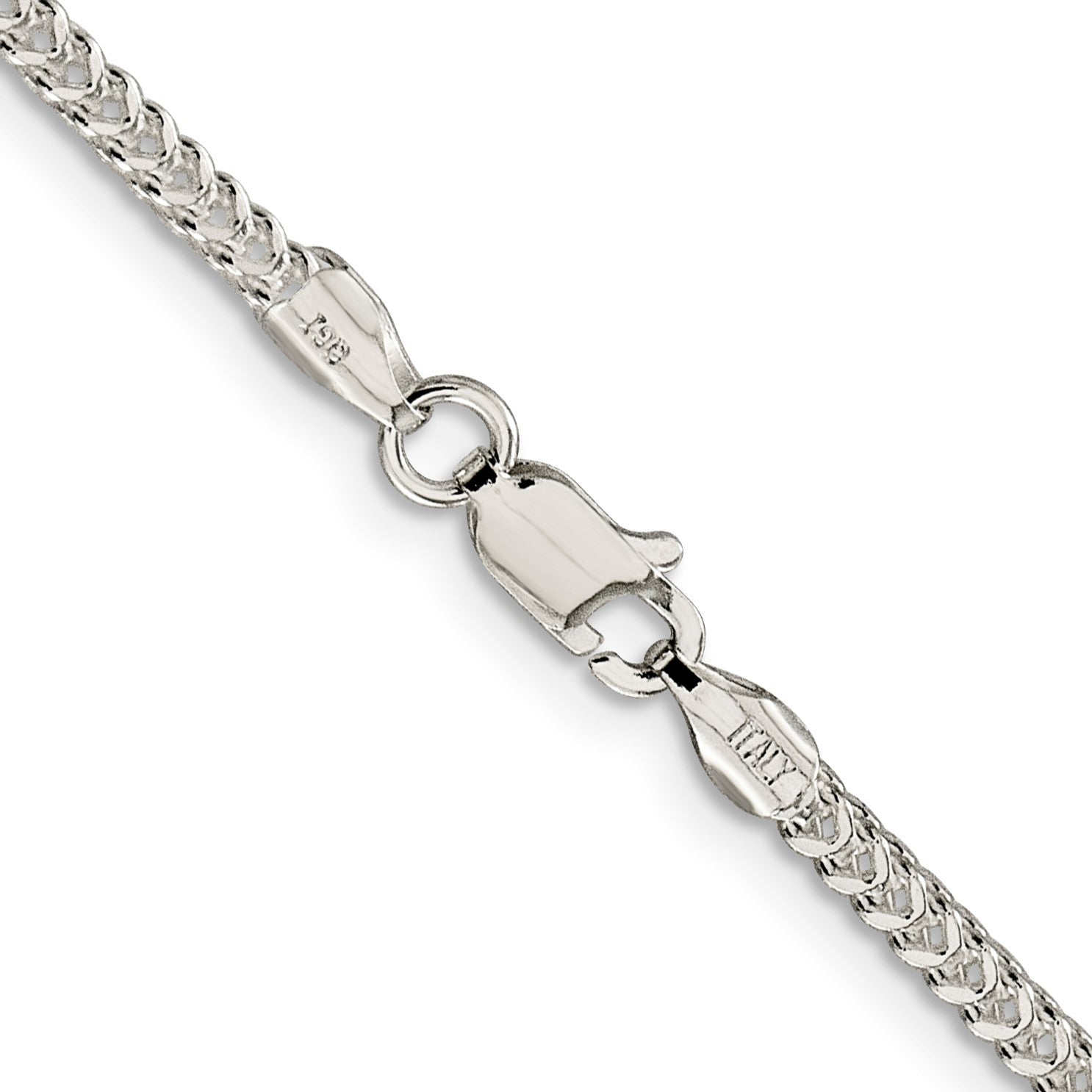 Sterling Silver 1.8mm D/C Square Franco Chain