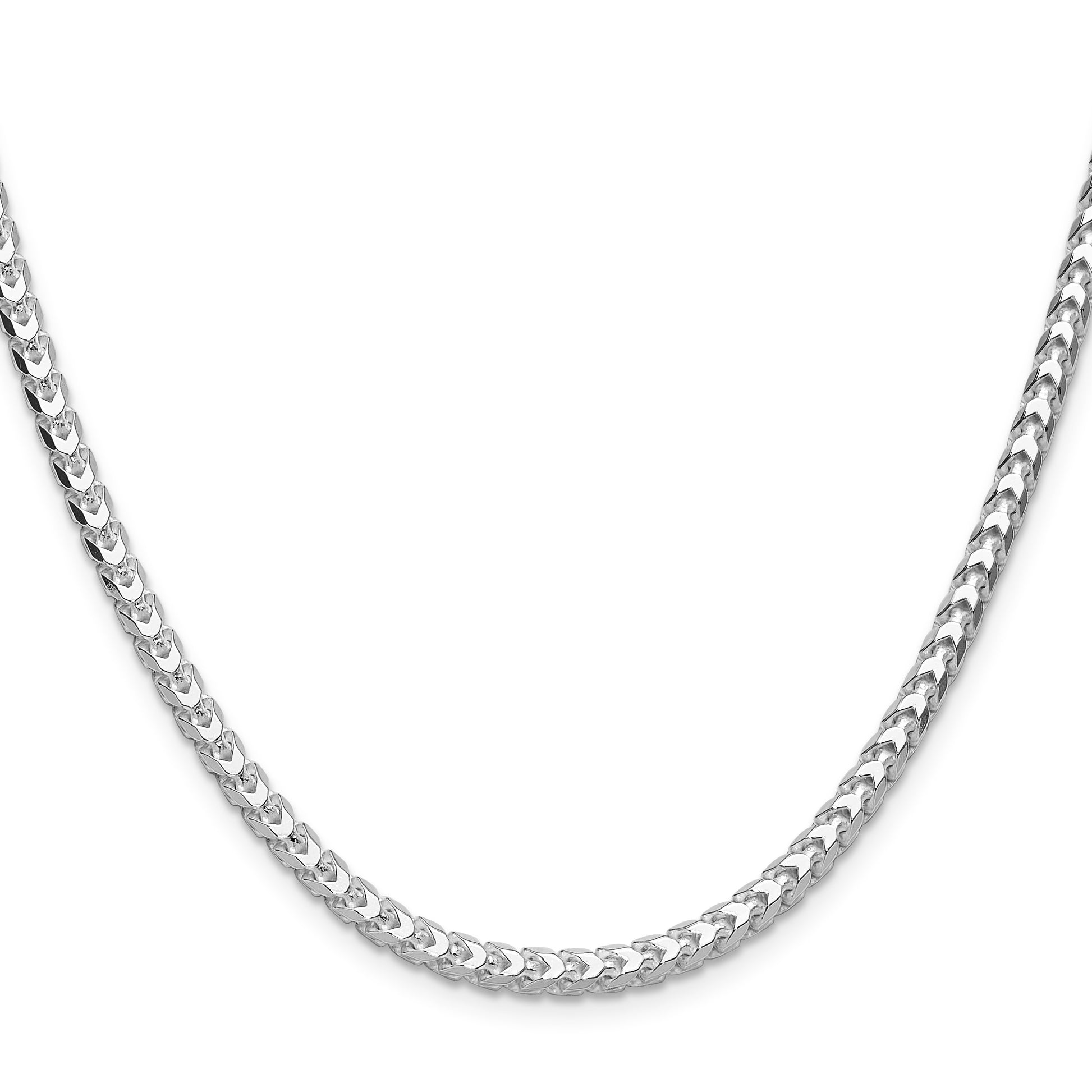 Sterling Silver 3.5.0mm D/C Square Franco Chain