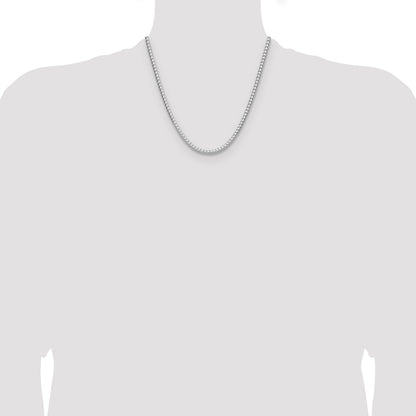 Sterling Silver 3.5.0mm D/C Square Franco Chain