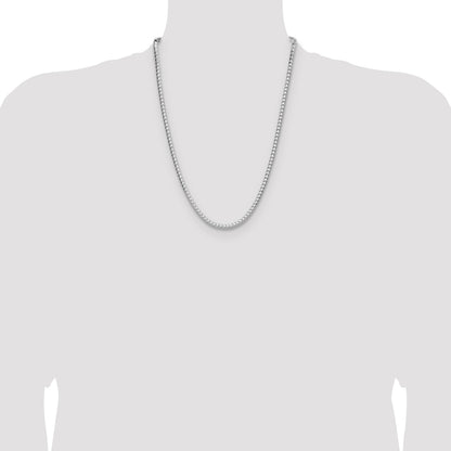 Sterling Silver 3.5.0mm D/C Square Franco Chain