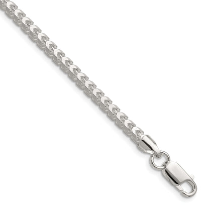 Sterling Silver 3.5.0mm D/C Square Franco Chain