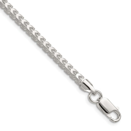 Sterling Silver 3.5.0mm D/C Square Franco Chain