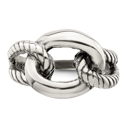 Sterling Silver Antiqued Ring