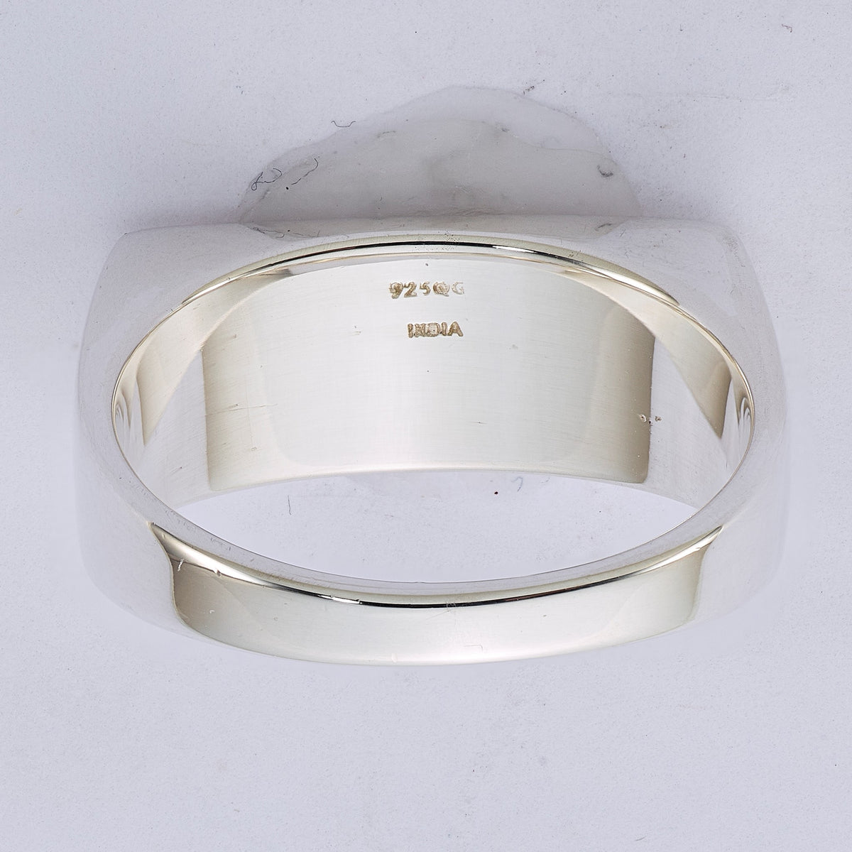 Sterling Silver 9x19mm Closed Back Signet Ring