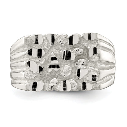 Sterling Silver Nugget Ring