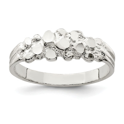 Sterling Silver Nugget Ring