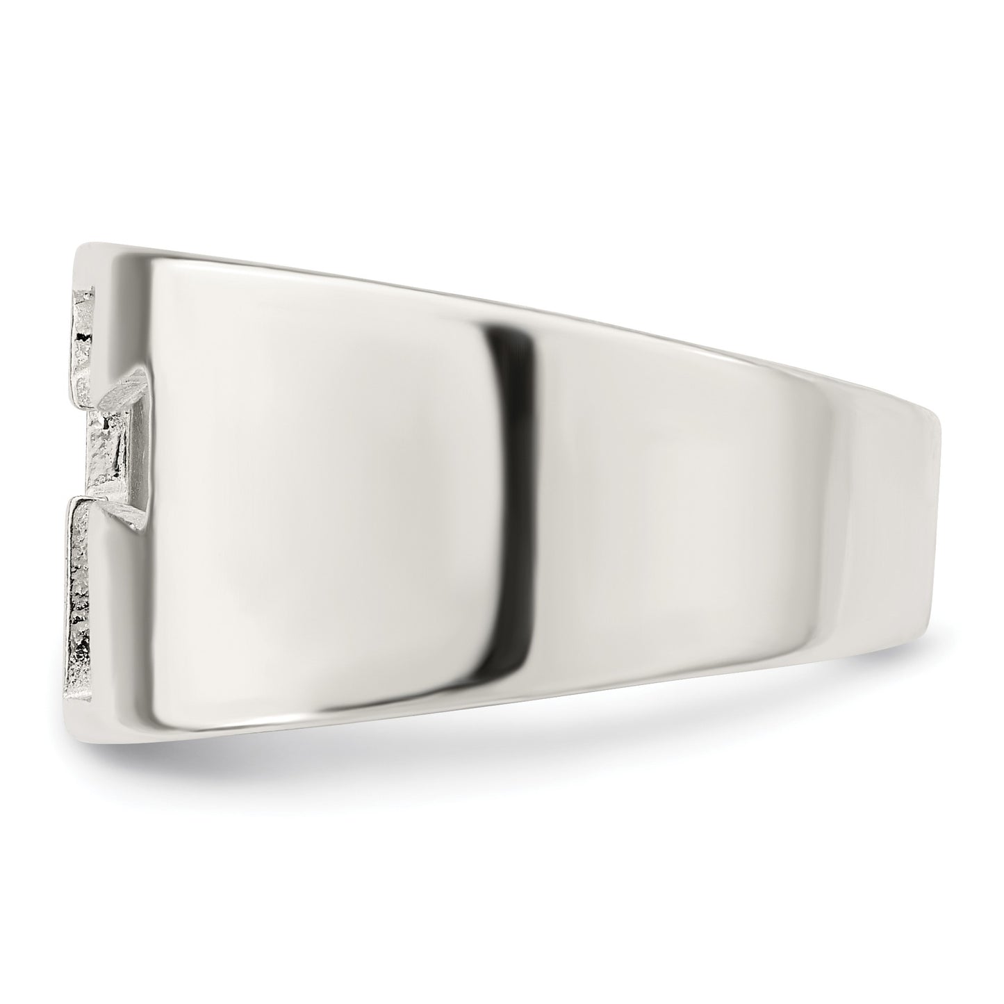 Sterling Silver Cross Cutout Ring