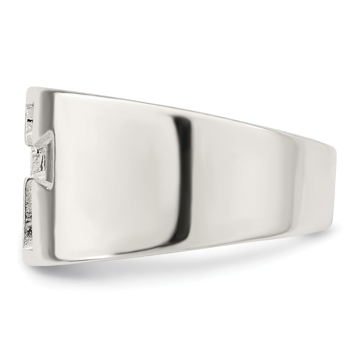 Sterling Silver Cross Cutout Ring