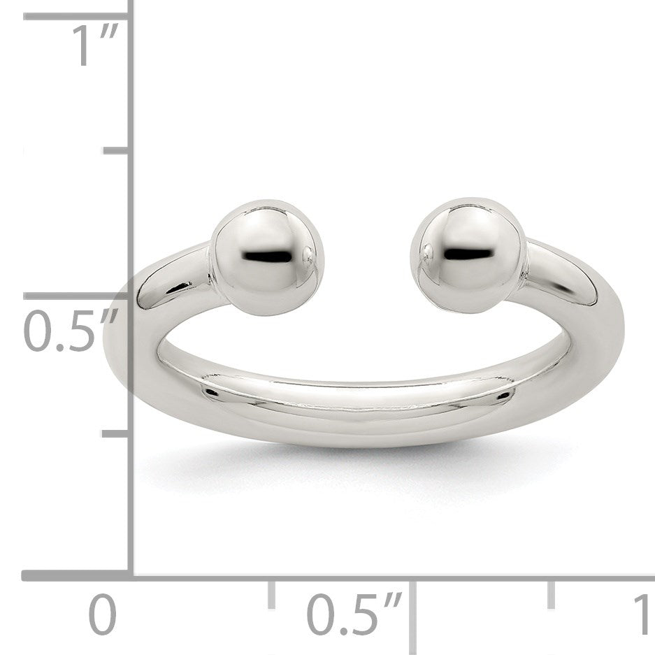 Sterling Silver Tube Ring