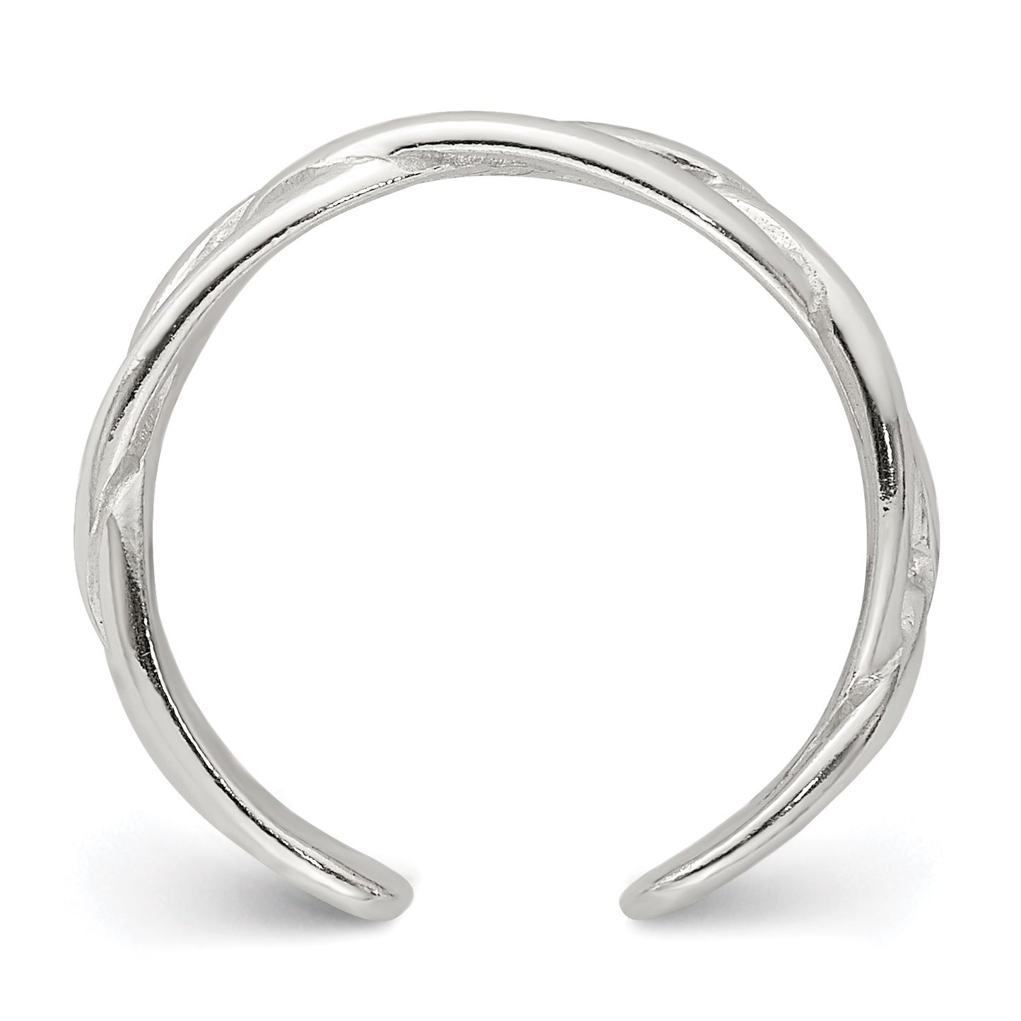 Sterling Silver Woven Toe Ring