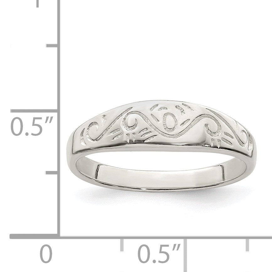 Sterling Silver Swirl Ring
