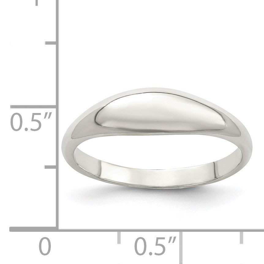 Sterling Silver Fancy Domed Ring