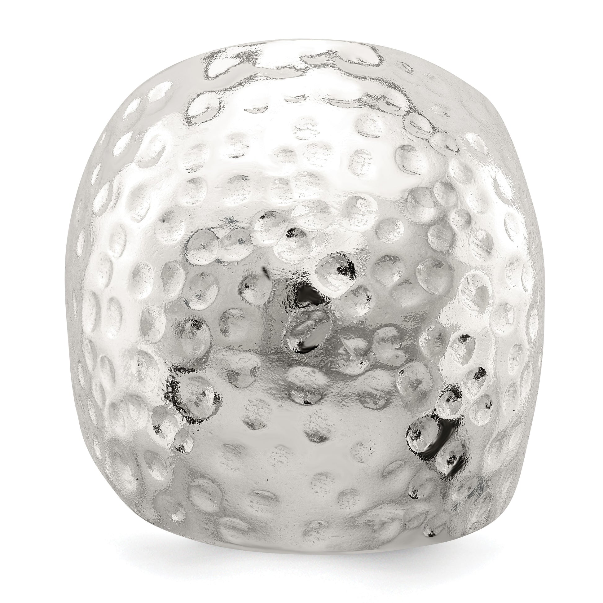Sterling Silver Textured Dome Ring