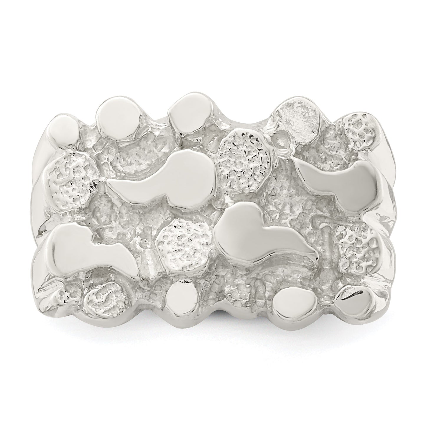 Sterling Silver Woman's Nugget Ring