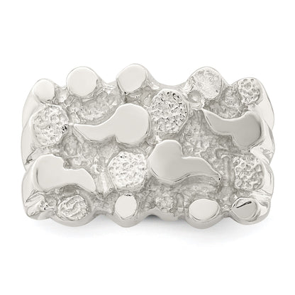 Sterling Silver Woman's Nugget Ring