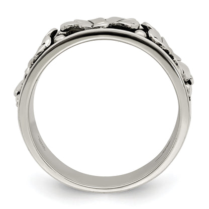 Sterling Silver Antiqued w/ 14k Gold Centers Daisy Ring