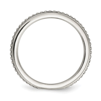 Sterling Silver w/14k Antiqued 8mm Button FWC Pearl Set of 3 Rings