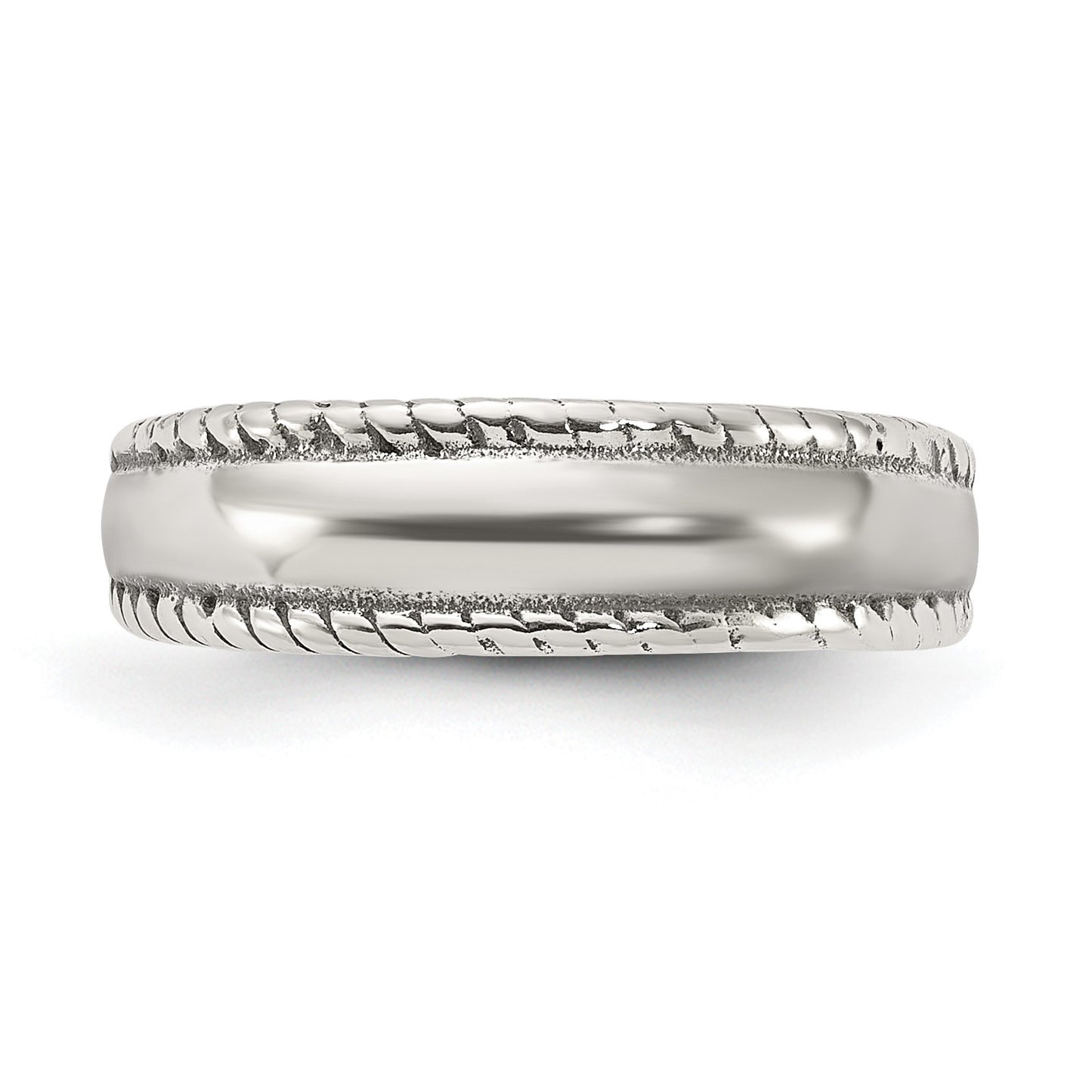Sterling Silver Polished and Antiqued Set of 2 Toe Rings