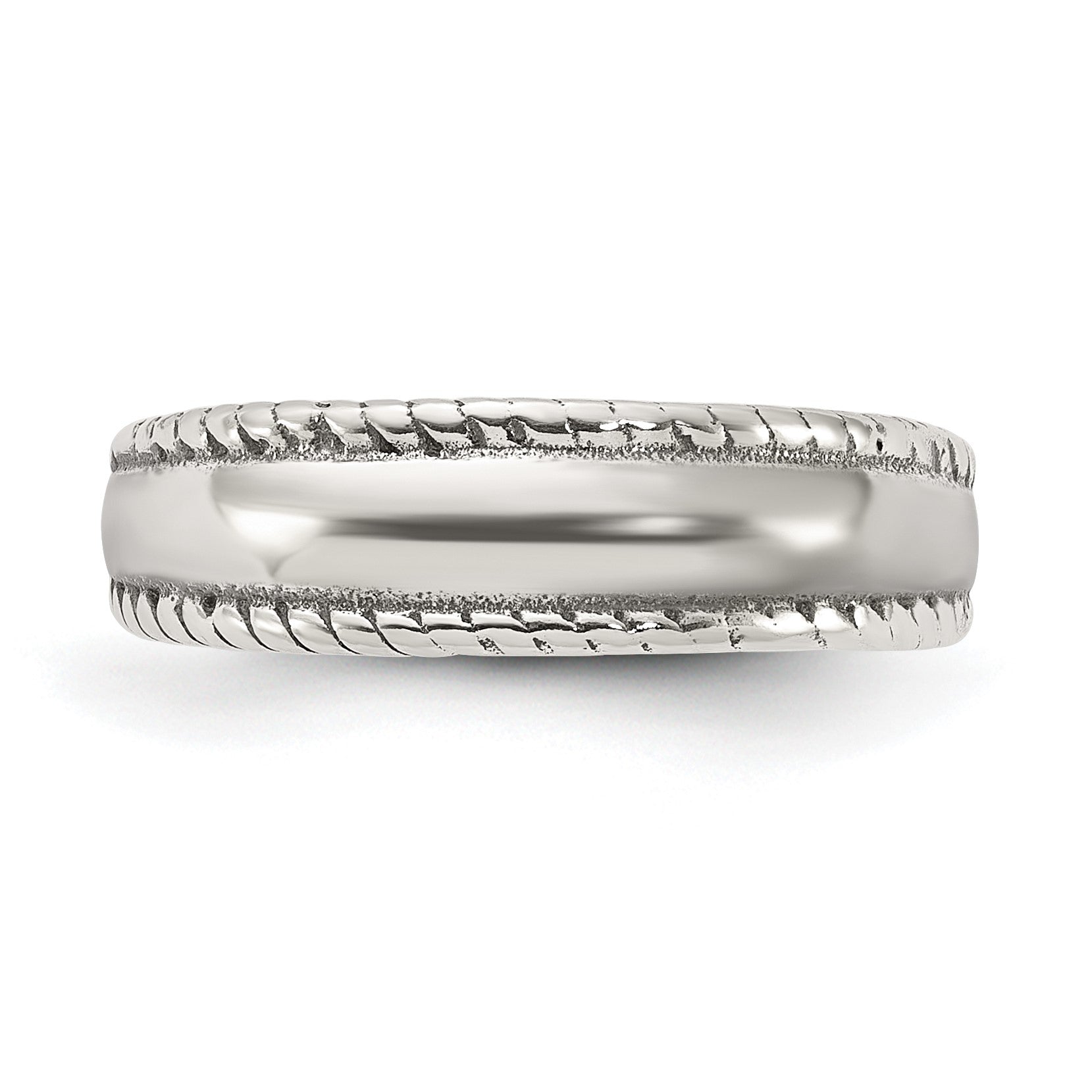 Sterling Silver Polished and Antiqued Set of 2 Toe Rings