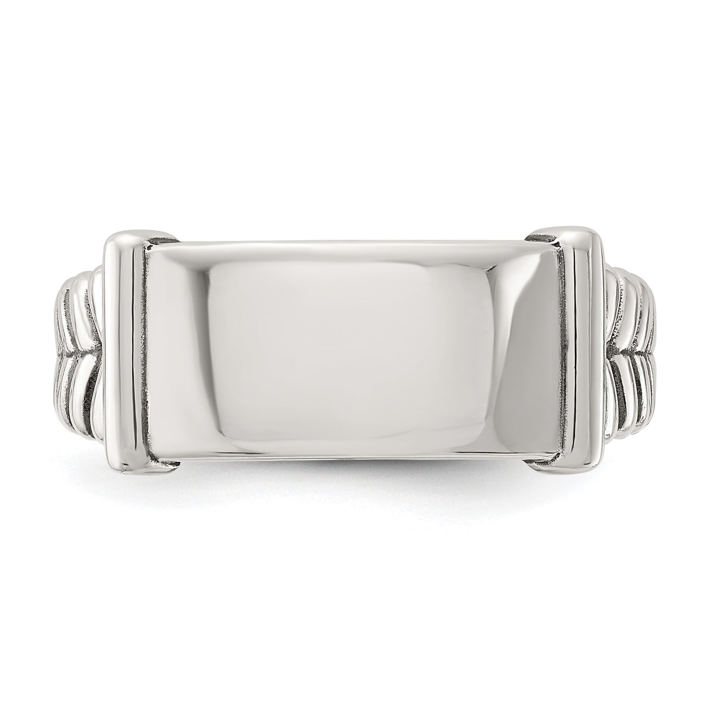Sterling Silver Oxidized Men's Ring