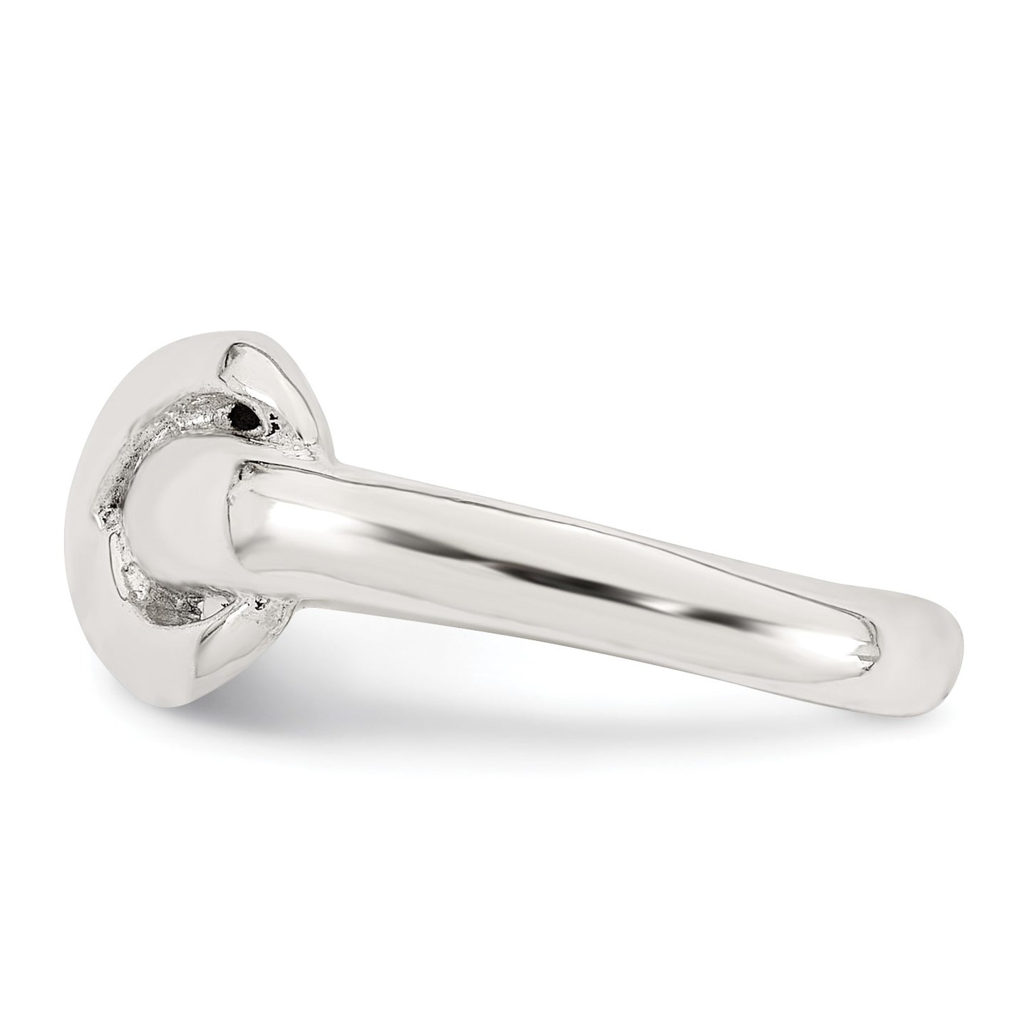 Sterling Silver Polished Infinity Adjustable Toe Ring